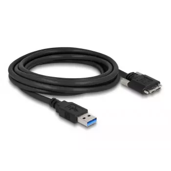 DeLOCK USB 3.0 Type-A konektor samec na Micro-B konektor samec kábel 3 m 5 Gbit/s