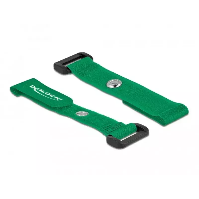 Suchý zips na káble DeLOCK 19541 zelený 150 mm 5 ks