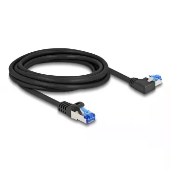 Sieťový kábel DeLOCK RJ45 Cat.6A S/FTP 3 m čierny