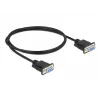 Sériový kábel DeLOCK 87786 čierny 1 m DB-9