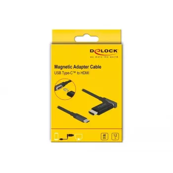 DeLOCK USB Type-C na HDMI adaptérový kábel 4K 60 Hz magnetický 1,20 m
