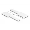 DeLOCK mini suchý zips držiak na kábel D 90 mm x Š 24 mm samolepiaci 10 ks biely