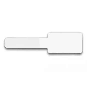 DeLOCK mini suchý zips držiak na kábel D 90 mm x Š 24 mm samolepiaci 10 ks biely