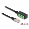 DeLOCK RJ45 kábel Cat.5e konektor samec na adaptér svorkovnice 21,5 cm