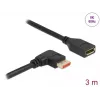 Predlžovací kábel DisplayPort DeLOCK 87079 3 m 8K 60 Hz zahnutý