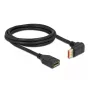 Predlžovací kábel DisplayPort DeLOCK 90° zahnutý nahor 8K 60 Hz 2 m