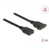 Kábel DisplayPort konektor samica na konektor samica pre panelovú montáž DeLOCK 87101