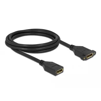Kábel DisplayPort konektor samica na konektor samica pre panelovú montáž DeLOCK 87101