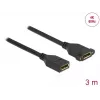 Kábel DisplayPort konektor samica na konektor samica pre panelovú montáž DeLOCK 87103 3 m
