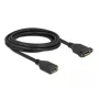 Kábel DisplayPort konektor samica na konektor samica pre panelovú montáž DeLOCK 87103 3 m