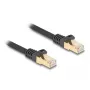 DeLOCK RJ45 sieťový kábel Cat.6A S/FTP 7,5m čierny