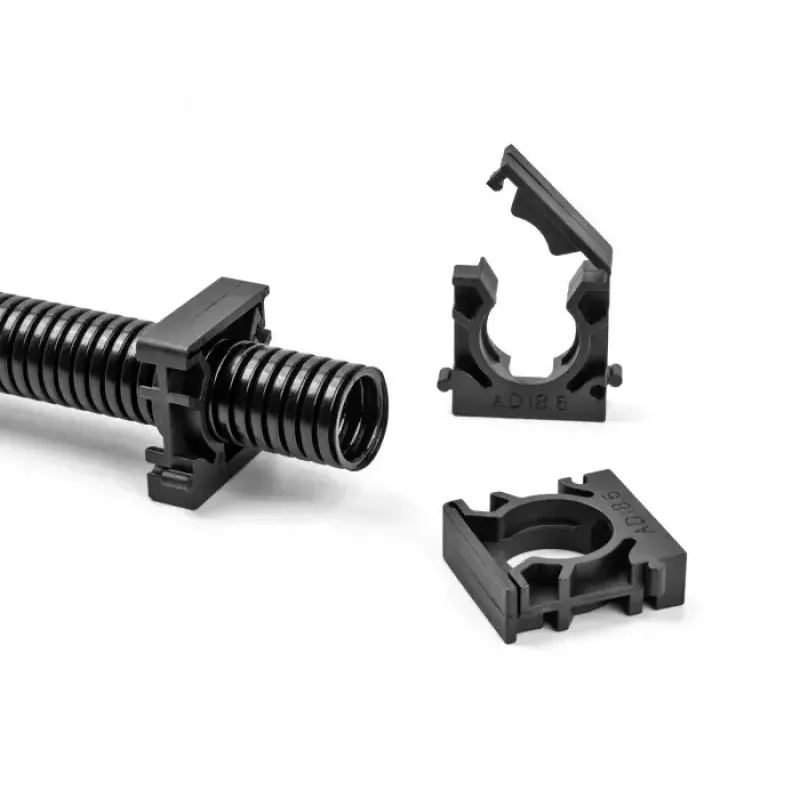 Držiak na kábel DeLOCK 60486 25 mm čierny 4 ks