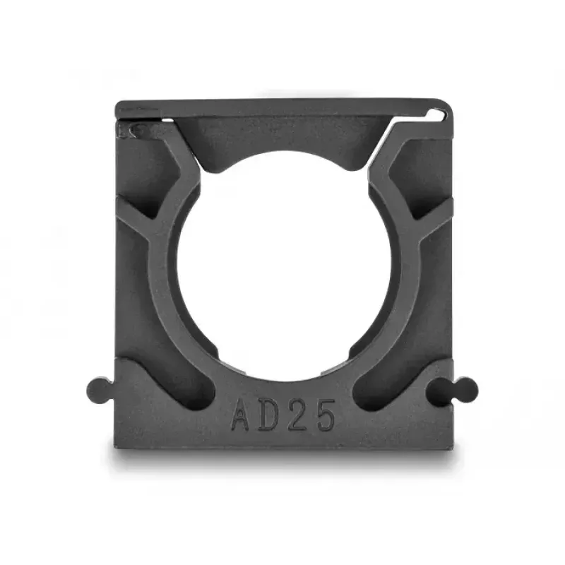 Držiak na kábel DeLOCK 60486 25 mm čierny 4 ks