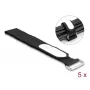 Upevnenie káblovej spony DeLOCK 19608 suchý zips 305x25mm čierny 5 ks
