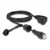 DeLOCK sieťový kábel RJ45 konektor samec na RJ45 konektor samec Cat.6 STP 2m IP68