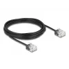 Sieťový kábel DeLOCK RJ45 Cat.6 UTP 5m čierny