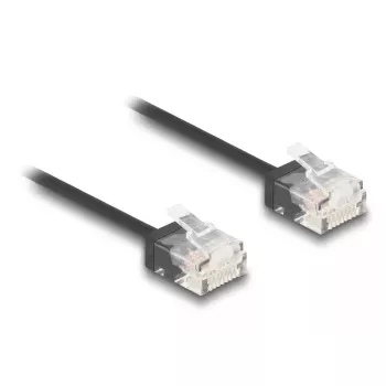 Sieťový kábel DeLOCK RJ45 Cat.6 UTP 5m čierny