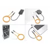 Sieťový kábel DeLOCK RJ45 0,5 m Cat6A S/FTP oranžový