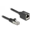 Sieťový kábel DeLOCK 90320 RJ-45 Cat6a 1 m čierny