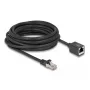 Sieťový kábel DeLOCK 90320 RJ-45 Cat6a 1 m čierny