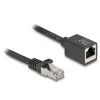 Sieťový kábel DeLOCK 90318 RJ-45 Cat6a 5 m čierny