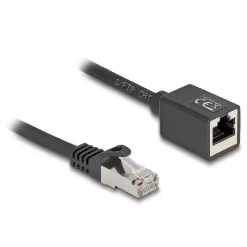 Sieťový kábel DeLOCK 90318 RJ-45 Cat6a 5 m čierny
