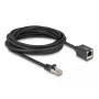 Sieťový kábel DeLOCK 90318 RJ-45 Cat6a 5 m čierny