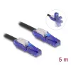 Sieťový kábel DeLOCK 80929 RJ-45 Cat6 5m čierny fialový
