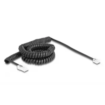 DeLOCK telefónny kábel 5 m čierny 88481 RJ-11 RJ-45