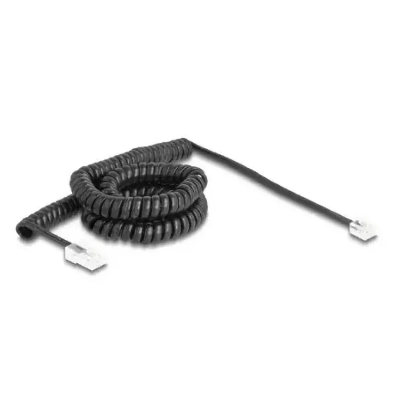 DeLOCK telefónny kábel 5 m čierny 88481 RJ-11 RJ-45