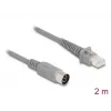 Sieťový kábel DeLOCK 90167 RJ-50 8-pólová svorkovnica 2 m sivý