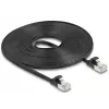 Sieťový kábel DeLOCK 81168 RJ-45 Cat6a 7,5 m čierny