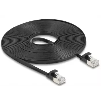 Sieťový kábel DeLOCK 81168 RJ-45 Cat6a 7,5 m čierny