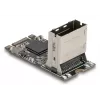 DELOCK interná M.2 na Mini-SAS adaptérová karta 64260, M.2 host, Mini-SAS výstup, JMicron JMB585, čierna, LED