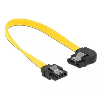 SATA kábel DeLOCK 83958 0,2m SATA 7-pin čierny žltý
