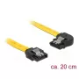 SATA kábel DeLOCK 83958 0,2m SATA 7-pin čierny žltý
