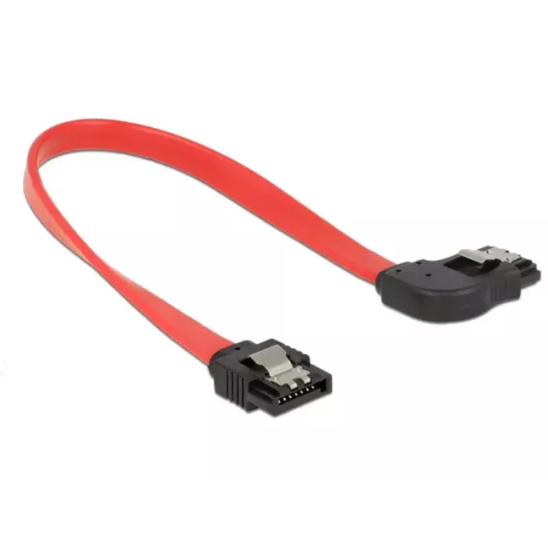 SATA kábel DeLOCK 83967 0,2 m SATA 7-pin čierny červený