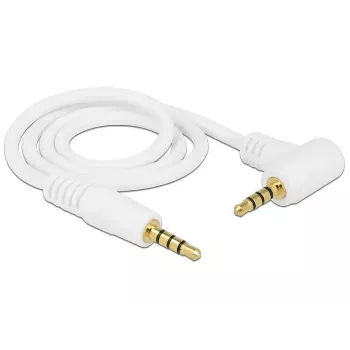 Audio kábel DeLOCK 84736 0,5 m 3,5 mm biely
