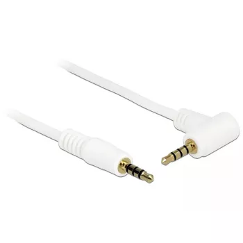 Audio kábel DeLOCK 84736 0,5 m 3,5 mm biely