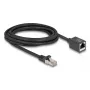 Sieťový kábel DeLOCK 90317 RJ-45 Cat6a 3 m čierny