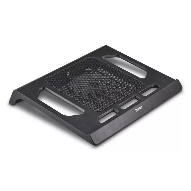 Hama čierna chladiaca podložka na notebook 39,6 cm (15,6 palcov)