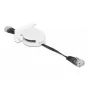Sieťový sťahovací kábel DeLOCK Easy 45 modul RJ45 Cat.5e čierny