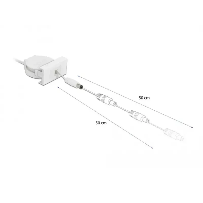 Sťahovací napájací kábel DeLOCK Easy 45 modul 81377