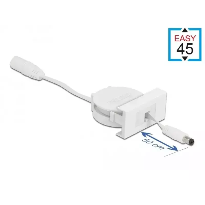 Sťahovací napájací kábel DeLOCK Easy 45 modul 81377