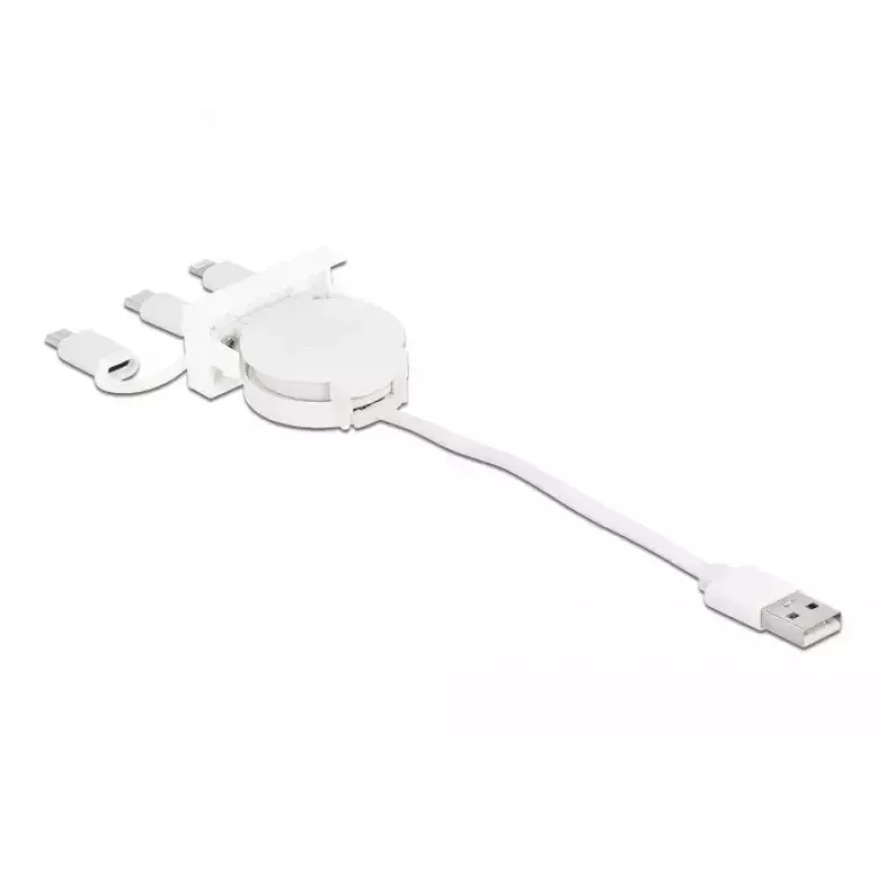 DeLOCK Easy 45 modul USB 2.0 3-in-1 sťahovací kábel 0,5 m