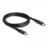 DeLOCK USB4 40 Gbit/s koaxiálny kábel 1,2 m USB PD 3.1 240 W