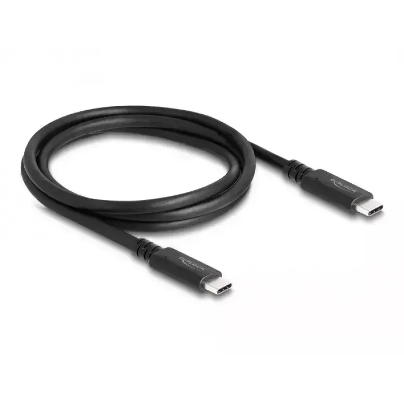 DeLOCK USB4 40 Gbit/s koaxiálny kábel 1,2 m USB PD 3.1 240 W
