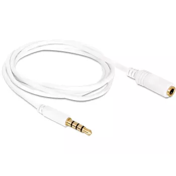 Audio kábel DeLOCK 84717 0,5 m 3,5 mm biely