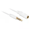 Audio kábel DeLOCK 84717 0,5 m 3,5 mm biely