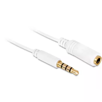 Audio kábel DeLOCK 84717 0,5 m 3,5 mm biely
